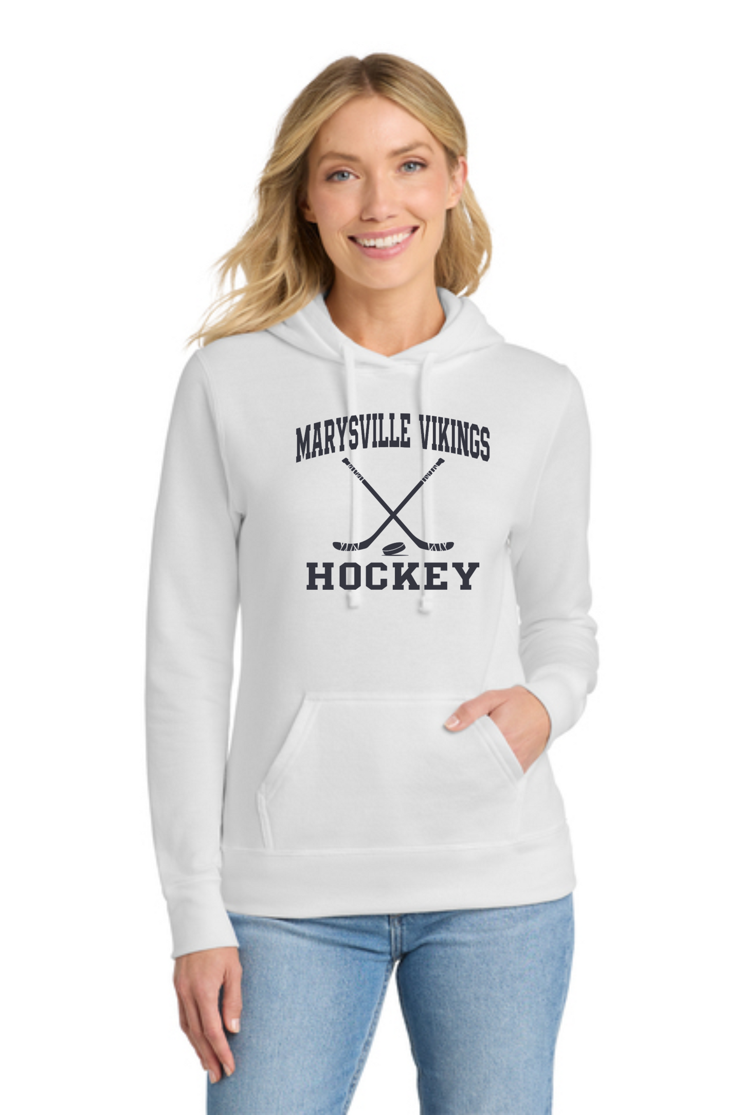 MV - LPC78H  Port & Co™ Women's Core Fleece Pullover Hooded Sweatshirt