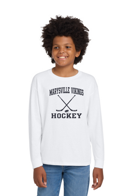 MV-5400B  Gildan® Youth Heavy Cotton™ 100% Cotton Long Sleeve T-Shirt